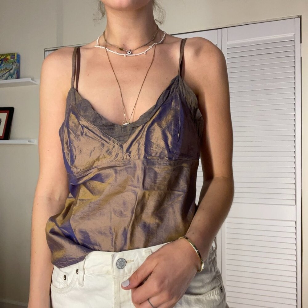 Metallic Silk Dosa Camisole